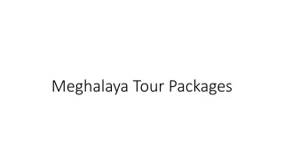 Meghalaya Tour Packages | Meghalaya Holiday Packages | Meghalayatour.in