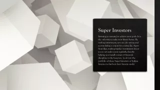 super investors