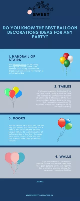 Do You Know the Best Balloon Decorations Ideas for Any Party