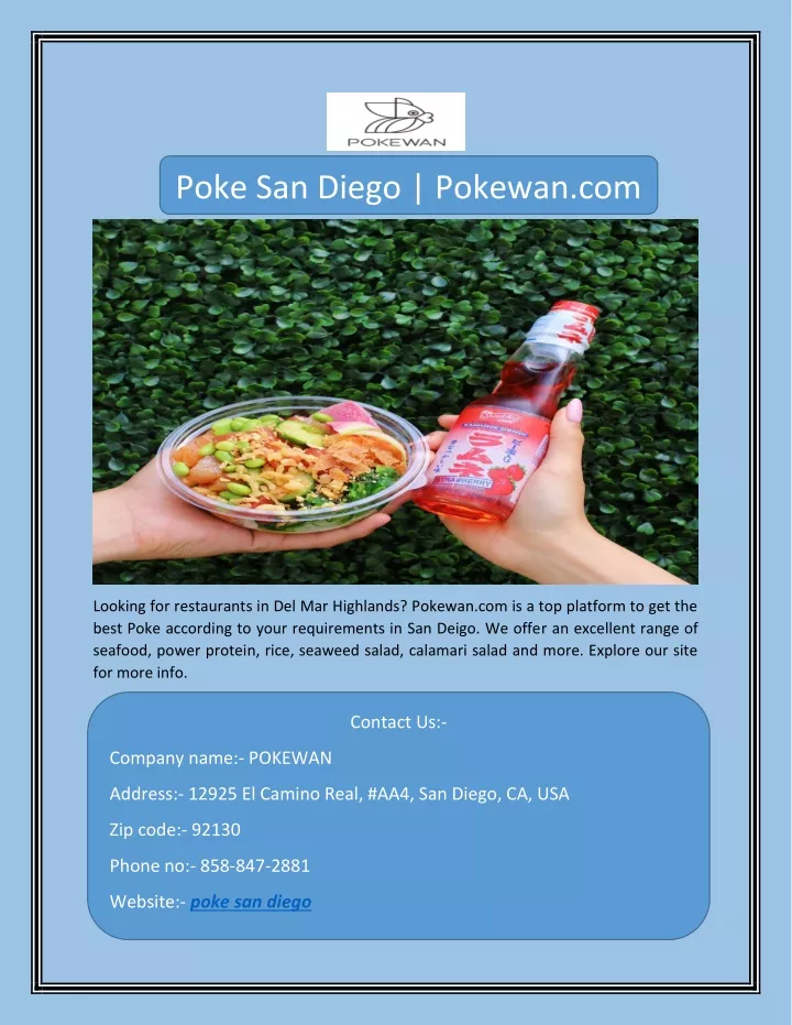 poke san diego pokewan com