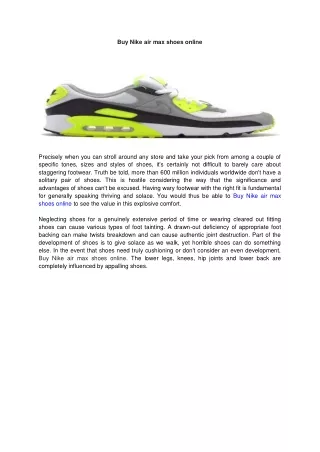 Buy Nike air max shoes online