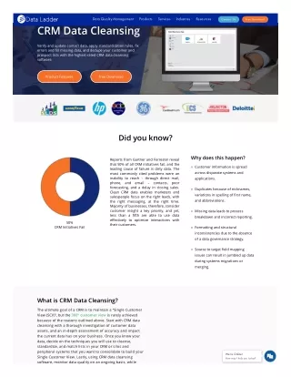 data quality management products services