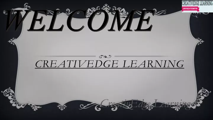 welcome creativedge learning