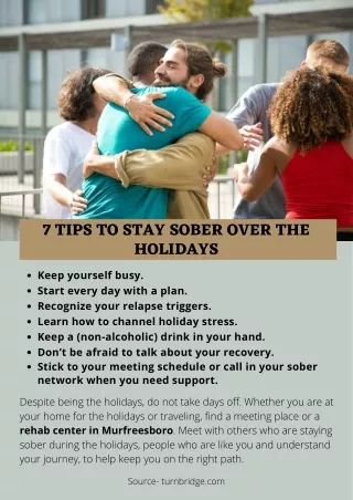7 TIPS TO STAY SOBER OVER THE HOLIDAYS