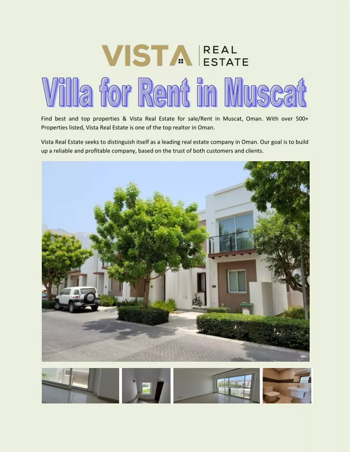 find best and top properties vista real estate