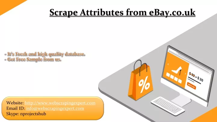 scrape attributes from ebay co uk