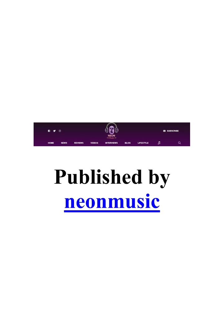 published by neonmusic