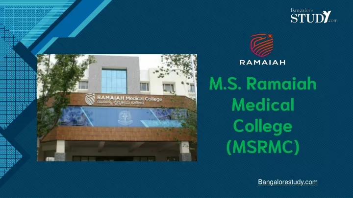 m s ramaiah medical college msrmc