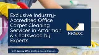 Exclusive Industry-Accredited Office Carpet Cleaning Services in Artarmon & Chatswood by Experts