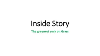 Inside story - The greenest sock on Grass