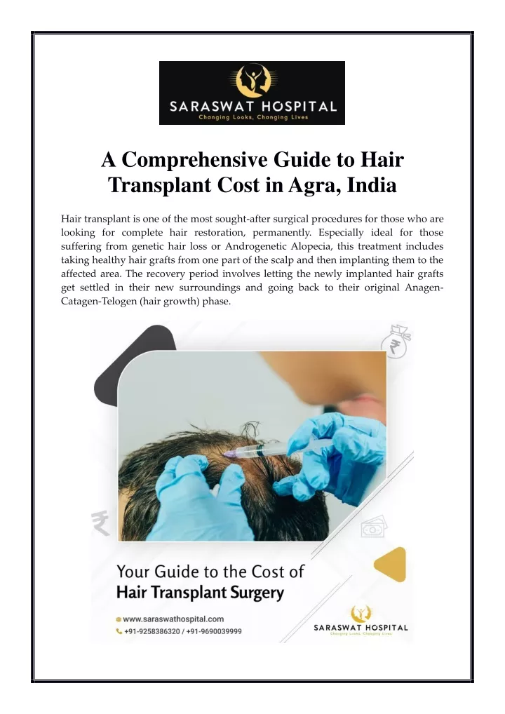 a comprehensive guide to hair transplant cost