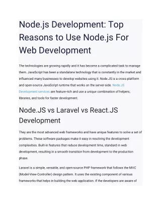 Node.js Development_ Top Reasons to Use Node.js For Web Development