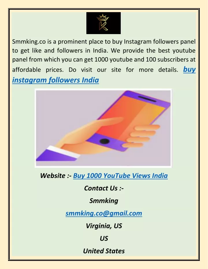 smmking co is a prominent place to buy instagram