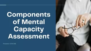 Mental Capacity Assessors - OFHCARE