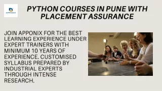 python courses in pune with placement assurance