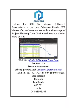 looking prevara tech is the best schedule reader