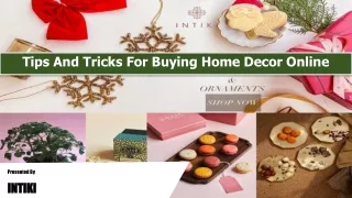 tips and tricks for buying home decor online