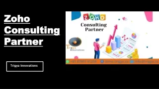 Zoho Consulting Partner - Trigya Innovation