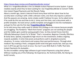 https www dope review com forgetaboutbroke review