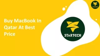 Buy MacBook In Qatar At Best Price - STARTECH STORE