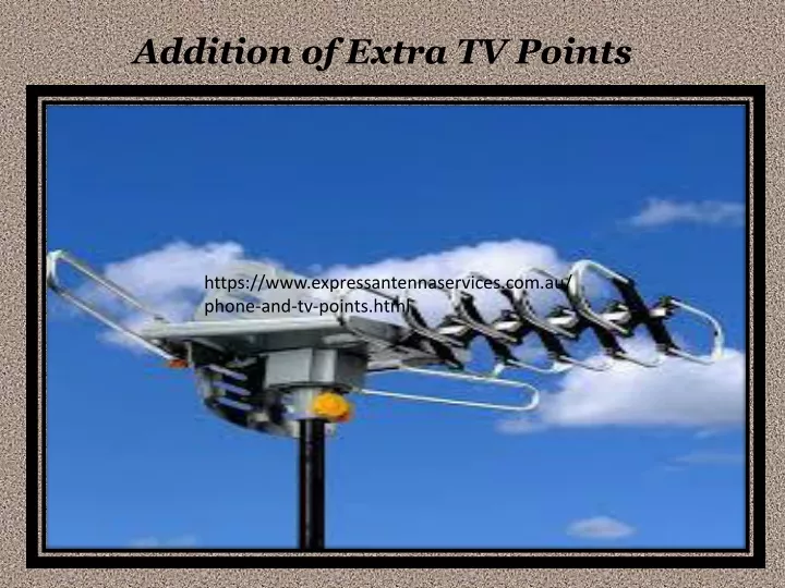 addition of extra tv points