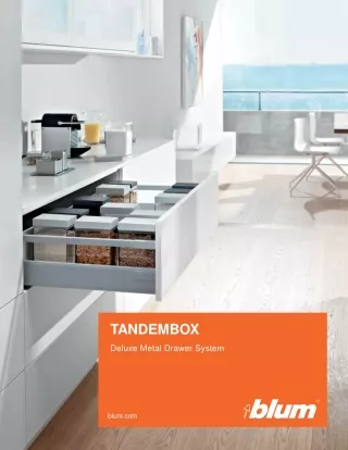 Tandem Box - Box System or Drawers by Blum