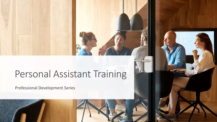 personal assistant training