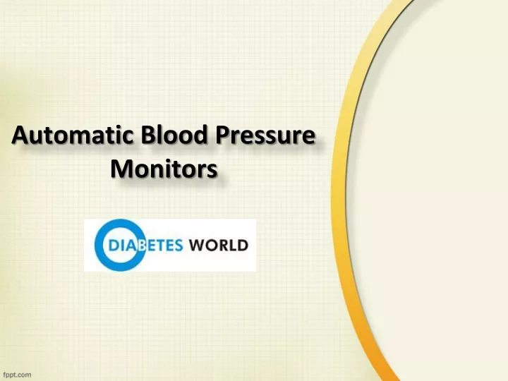 automatic blood pressure monitors