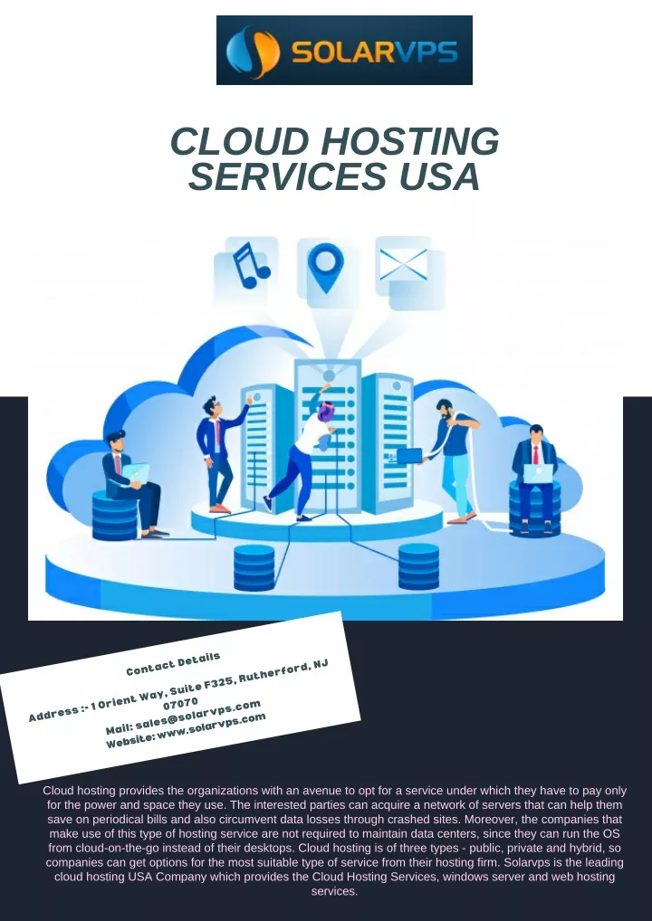 cloud hosting services usa