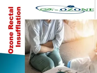 ozone rectal insufflation