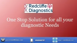 one stop solution for all your diagnostic needs