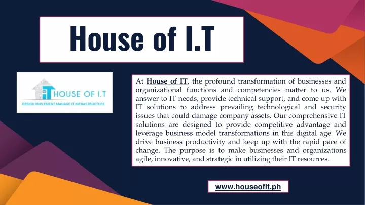 house of i t