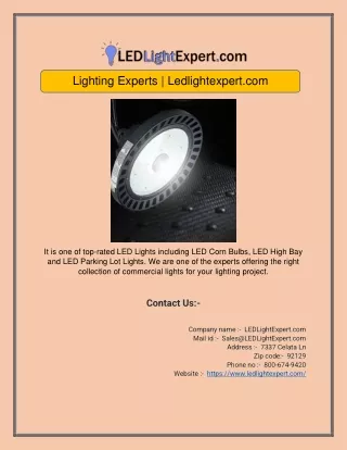 lighting experts ledlightexpert com