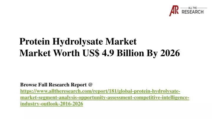 protein hydrolysate market market worth