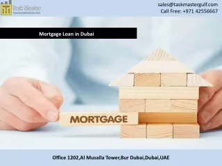 Mortgage Loan in Dubai