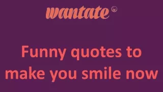 Funny quotes to make you smile now
