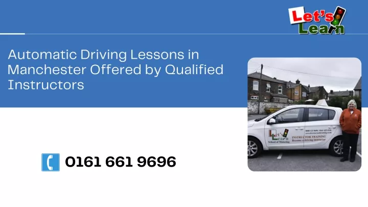 automatic driving lessons in manchester offered