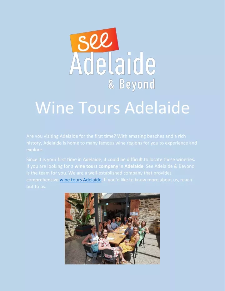 wine tours adelaide