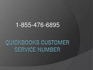 QuickBooks Customer Service Number 1-855-476-6895