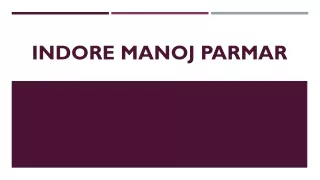indore manoj parmar