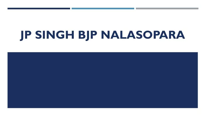 jp singh bjp nalasopara