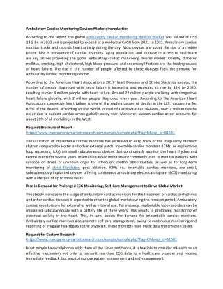 ambulatory cardiac monitoring devices market