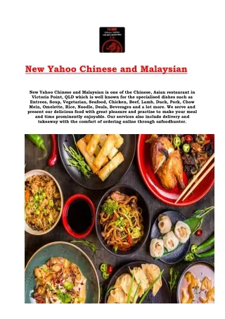 5% Off - New Yahoo Chinese and Malaysian Menu Victoria Point, QLD