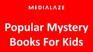 Popular Mystery Books For Kids