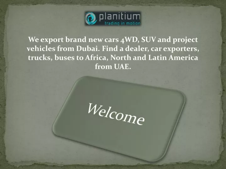 we export brand new cars 4wd suv and project