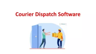 courier dispatch software