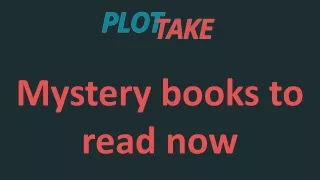 Mystery books to read now