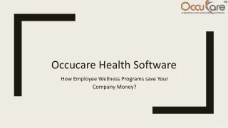 occucare health software