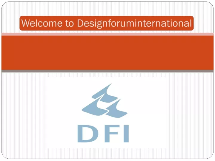 welcome to designforuminternational